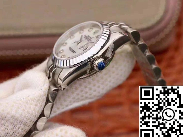 Dial Datejust Rolex Lady White 28MM 0521